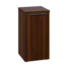 SIN 2 - 4D kancelářská skříň, 1-dveřová, pravá, 770x400x400, ořech královský